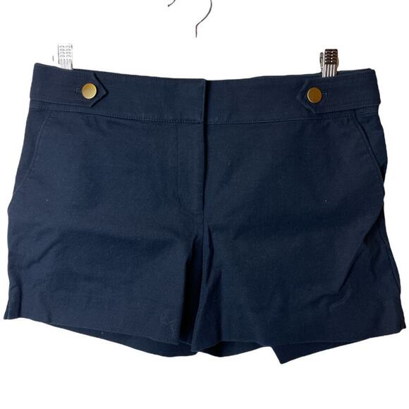 Loft Marisa Navy Sailor Shorts Women's Size 6 - Picture 1 of 4